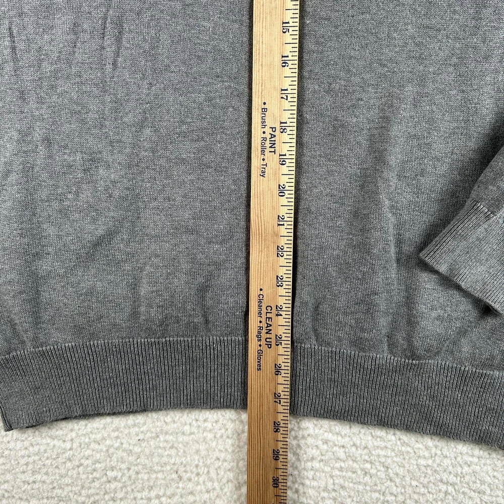 Vineyard Vines Sweater Mens XL Preppy 1/4 Zip Mock Neck Cotton Knit Pullover